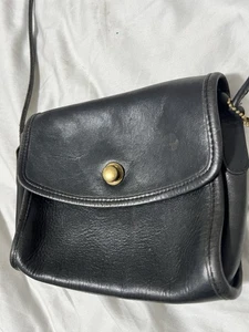 USA VINTAGE COACH CHRISTIE CROSSBODY SCHULTER SCHWARZ LEDER SPRINGLOCK 9892 - Bild 1 von 13