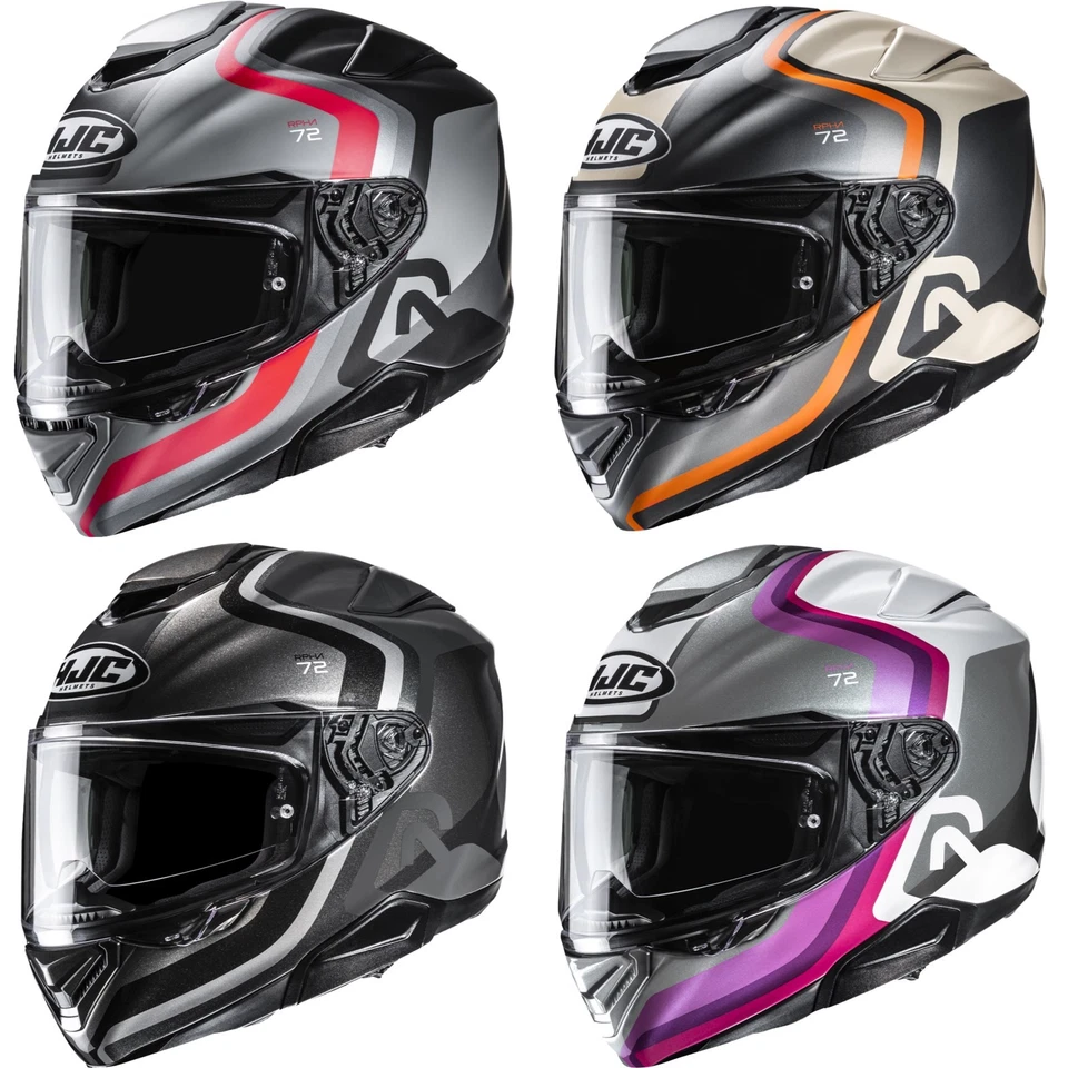 HJC - Motorrad Helm - RPHA 72 Ernem - Integralhelm mit Sonnenblende und Pinlock - Bild 1 von 1