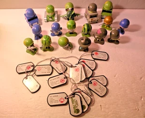 MGA Awesome Little Green Army, Blue Men, Konvolut 17 Figuren mit Erkennungsmarken - Bild 1 von 8