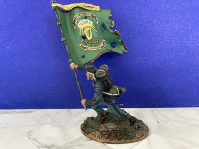 1/32 Brigada Irlandesa Conte Vintage Portador de Bandera Soldado de la Guerra Civil Foto 1 de 4