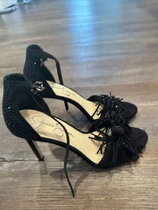 Jessica Simpson Jillari Dress Heels, Women's Size9.5  M, Black HEEL:4'' - Picture 1 of 13