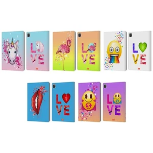 OFFICIAL emoji® POLYGON LEATHER BOOK WALLET CASE COVER FOR APPLE iPAD - Picture 1 of 11