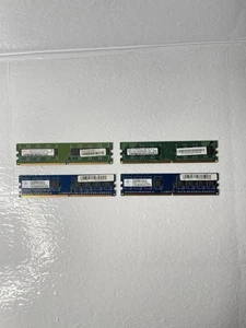 4 256MB DDR Ram PC2-5300U 555 CL2.5 Samsung Nanya Hynix - Picture 1 of 6