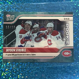 ๐จ๐ฆ 2023-24 Topps Now NHL #57 - JAYDEN STRUBLE Blue Ice #d 10/10 (RC, VAR) - Picture 1 of 4