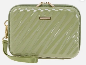 Marcy McKenna Hamptons Collection Mini Beauty Case SAGE GREEN nwt - Picture 1 of 8