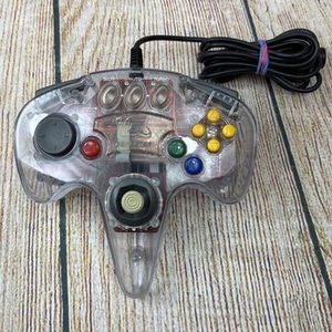 Nintendo 64 (N64) Gamester Transparent Wired Controller - Picture 1 of 8
