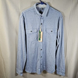 Taylor Vintage Button Down Mens Large Long Sleeve Blue - Picture 1 of 6