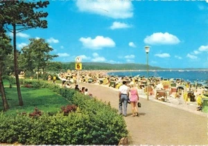 AK, Timmendorfer Strand, Strandpromenade, belebt, 1968 - Picture 1 of 1