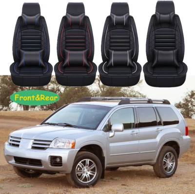 Car Seat Covers 2/5-Seats Cushion Full Set Front Rear For Mitsubishi Endeavor - Image 1 of 4