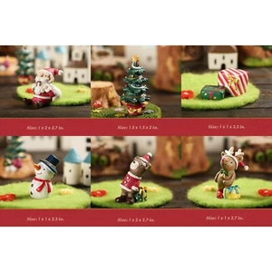 Desk Table Home Office Fireplace Decor Mini Figure Santa Christmas Ornaments US - Picture 1 of 9