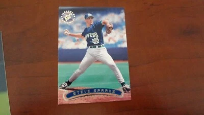 1996 TOPPS STADIUM CLUB # 156 STEVE SPARKS    BASEBALL CARD - Image 1 of 2