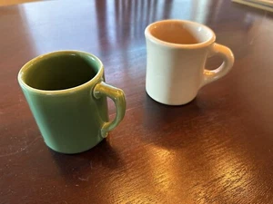 Nice! 2 Vintage Diner Mugs. TEPCO CHINA Heavy Diner-ware - Picture 1 of 4