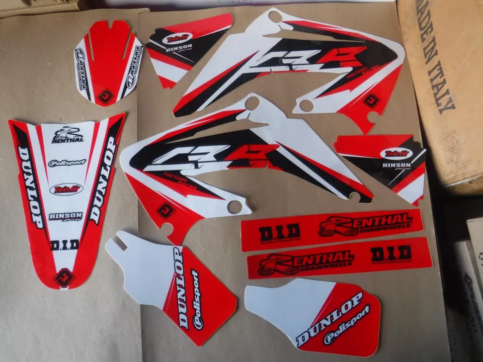 FLU Designs PTS6 HONDA GRAPHICS 2002 2003 2004 2005 CR125 CR125R CR250 CR250R Foto 1 de 1
