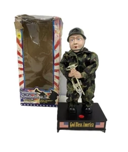 Singing Patriotic GI W/ Trumpet. Works Great! - Picture 1 of 1