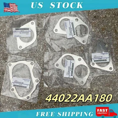 NEW GENUINE SUBARU WRX STI XT GT EXHAUST MANIFOLD GASKET KIT UP DOWN PIPE TURBO - Image 1 of 4