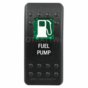 OTRATTW Carling Technologies Contura II Rocker Switch, FUEL PUMP, GREEN LENS - Bild 1 von 6