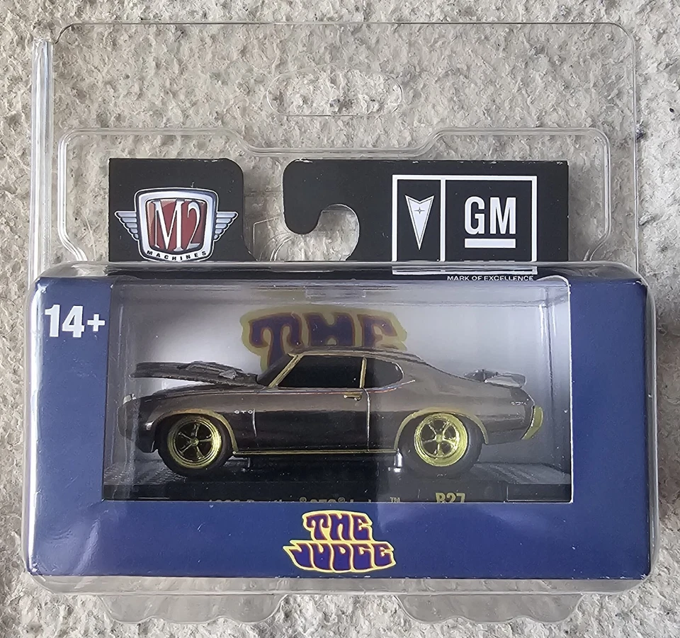 1/64th M2 Machines Ground Pounders R27 1969 Pontiac GTO Judge Chrome Super Chase - Image 1 of 1