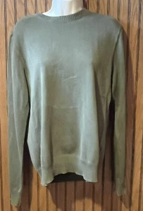 Men’s Old Navy Green Crew Neck Sweater Size M Lightweight - Picture 1 of 3