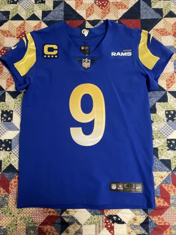 Nike Vapor Elite Matthew Stafford Rams Jersey - Size 40 (HIS TAILORED SLEEVES) Cover
