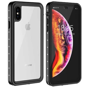 For Apple iPhone Xs Max Waterproof Case Underwater Shockproof Screen Protector - Picture 1 of 8