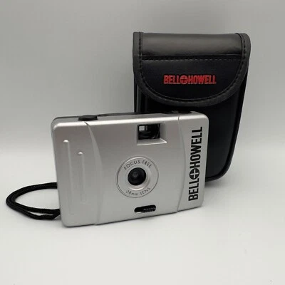 Bell + Howell 35mm Film Camera Focus Free 28mm Point & Shoot Leather Case Retro - Image 1 of 4