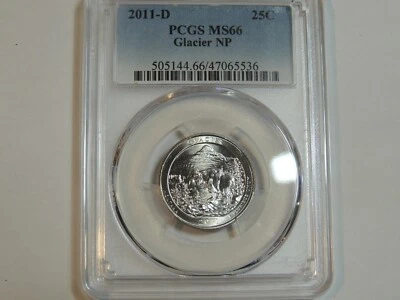 2011 D  PCGS MS66 Glacier Quarter - Image 1 of 2
