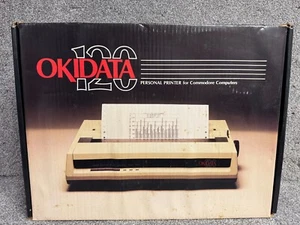 Okidata 120 GE5250E Dot Matrix Printer for Commodore Computers Original Box new - Bild 1 von 7