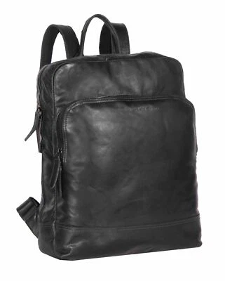The Chesterfield Brand Mack Backpack Rucksack Tasche Black Schwarz Neu - Bild 1 von 3