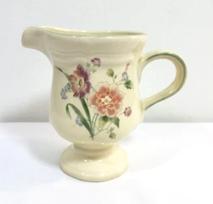 Mikasa Heritage Peony Bouquet Creamer Ceramic Floral F2013 Vintage - Picture 1 of 9
