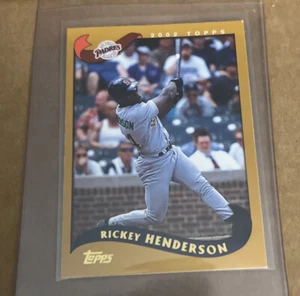 2002 Topps RICKEY HENDERSON Card #165 ~ Nr MINT Or Better - Picture 1 of 2