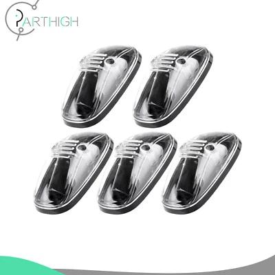 5pcs 264145BK Clear Roof Top Cab Marker Cover for 1999-2002 Dodge Ram 2500 3500 - Image 1 of 4