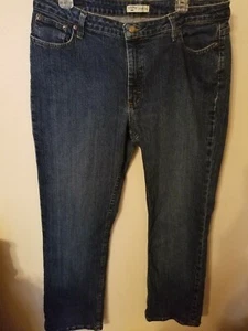 riders womens straight leg size 18 m jeans dark wash 5 pocket  40 W 42 L 31... - Picture 1 of 12
