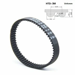 HTD 3M 87-354 Pitch 3.00mm Close Loop Timing Synchronous Belt Width 10/15mm - Picture 1 of 5