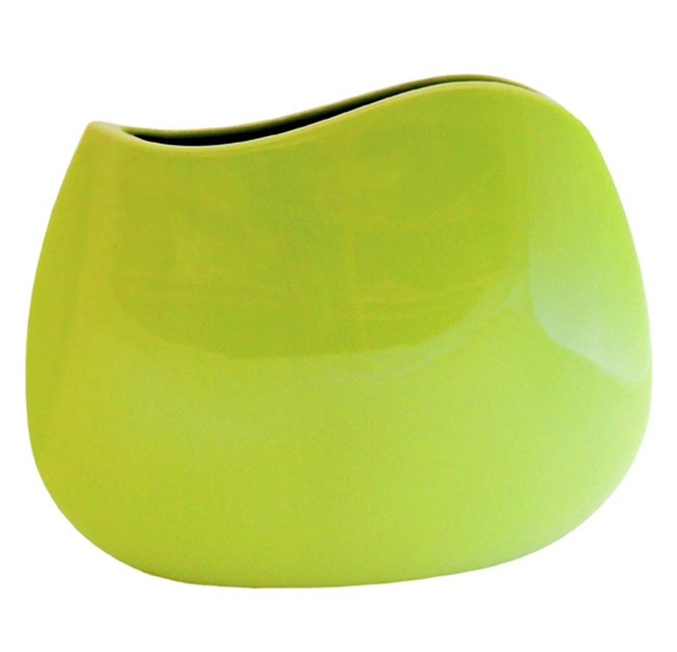 Vase Blumenvase Keramik grün Länge 32cm Höhe 24cm modern - Bild 1 von 1