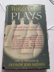 World's Great Plays 1944 George Jean Nathan Decorations Bernard Childs Hardback - Picture 1 of 6