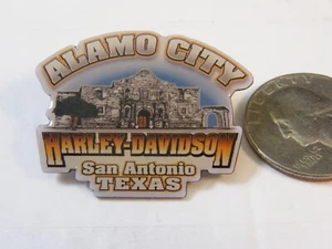 ALAMO CITY SAN ANTONIO TEXAS HARLEY DAVIDSON DEALERSHIP PIN - Picture 1 of 2