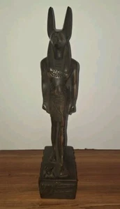 Egyptian Anubis Statue Ancient Antique God of The Underworld Pharaonic Rare BC - Bild 1 von 7