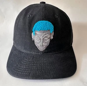 Vintage Dennis Rodman Hat Nike Turquoise Hair 90s Rare Adjustable Bulls - Picture 1 of 3