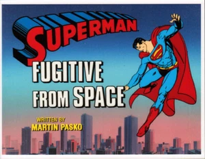 Celda de animación copia de reproducción de Superman fugitivo del espacio - Imagen 1 de 1