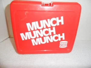 Vintage Collectible Burger King Munch Munch Munch Plastic Lunch Box with Thermos - Picture 1 of 5