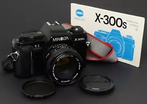 ✮ Minolta X-300s con objetivo MC Rokkor-PF 50mm f/1.7 #02005891 || ¡del distribuidor! - Imagen 1 de 12