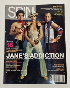 AUGUST 2003 SPIN MAGAZINE music JANES ADDICTION no address label - Bild 1 von 7