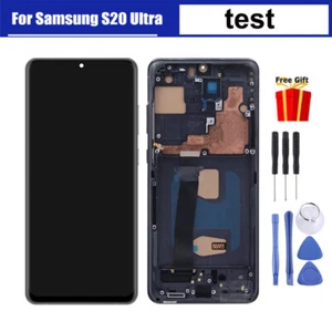 For Samsung S20 Ultra TFT Display LCD Touch Screen Digitizer Frame Replacement - Picture 1 of 7