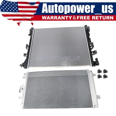 Radiator & AC Condenser Cooling Kit For Chevrolet Equinox For GMC Terrain 18-22 - Image 1 of 4
