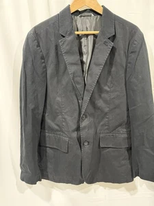 Giacca blazer uomo GAP taglia M nero cotone casual cappotto sportivo made in Thailand - Foto 1 di 6