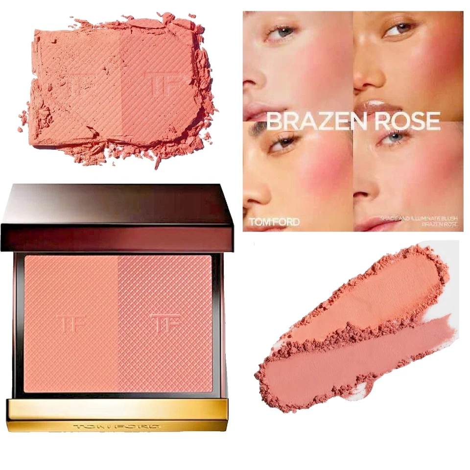 Tom Ford 01 BRAZEN ROSE Shade & Illuminate Blush Full Size 0.22 OZ NIB - Image 1 of 1