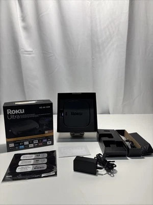 Roku Ultra 4670X HD 4K HDR Streaming Player Device Power Supply Headphones Only - Image 1 of 4