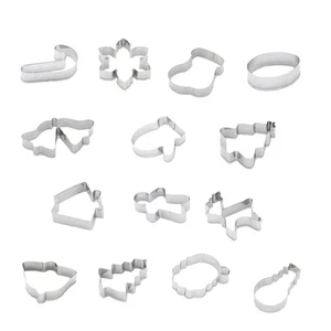 14 PCS Weihnachtsausstecher Kind Backen Weihnachtsschneider - Bild 1 von 12
