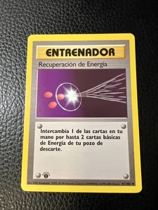 # 1st Edition SPANISH Energy Retrieval 81/102 Base Set Pokemon 1999 Vintage NM - Picture 1 of 3