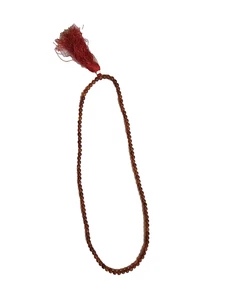 Prayer Beads -Carnelian Crystal Beaded Mala - 108 Beads - Picture 1 of 5